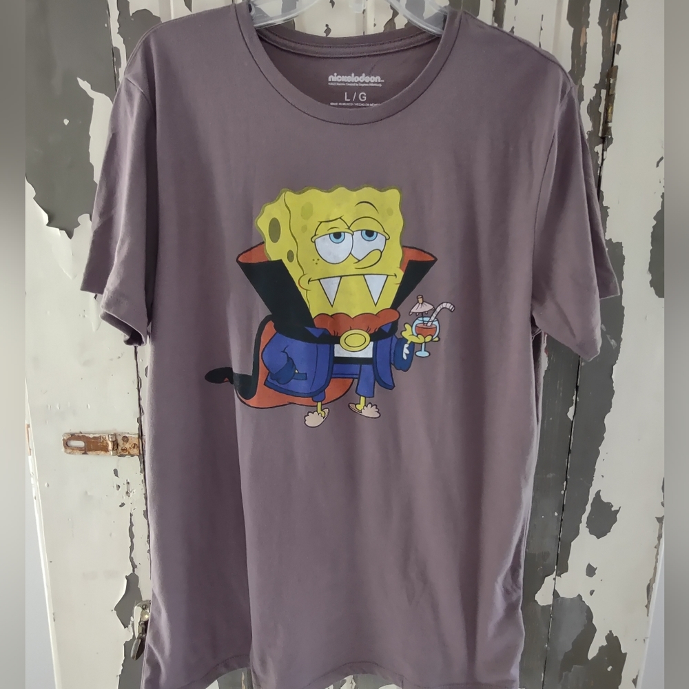 NICKELODEON NWT SPONGE BOB VAMPIRE BY OLD NAVY UNISEX LARGE